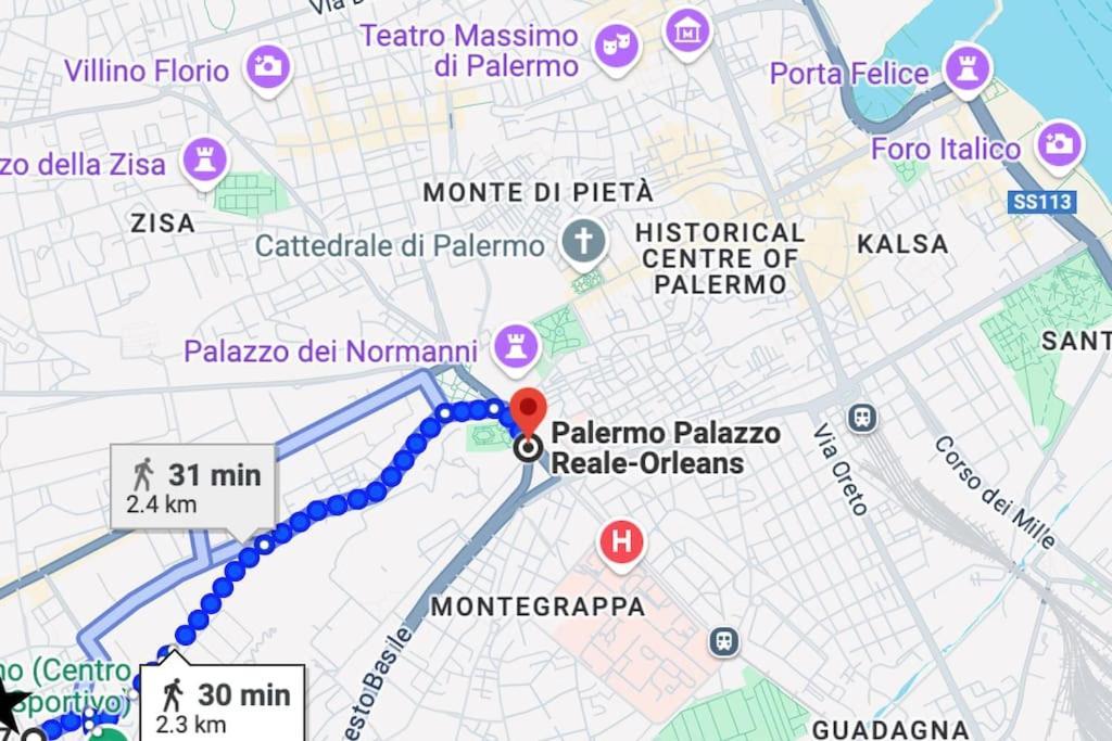 דירות פלרמו Dolce Sicily A 2Km Dal Centro מראה חיצוני תמונה